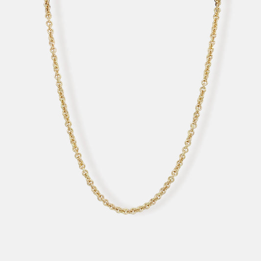 Gold Mini Cable Chain Necklace