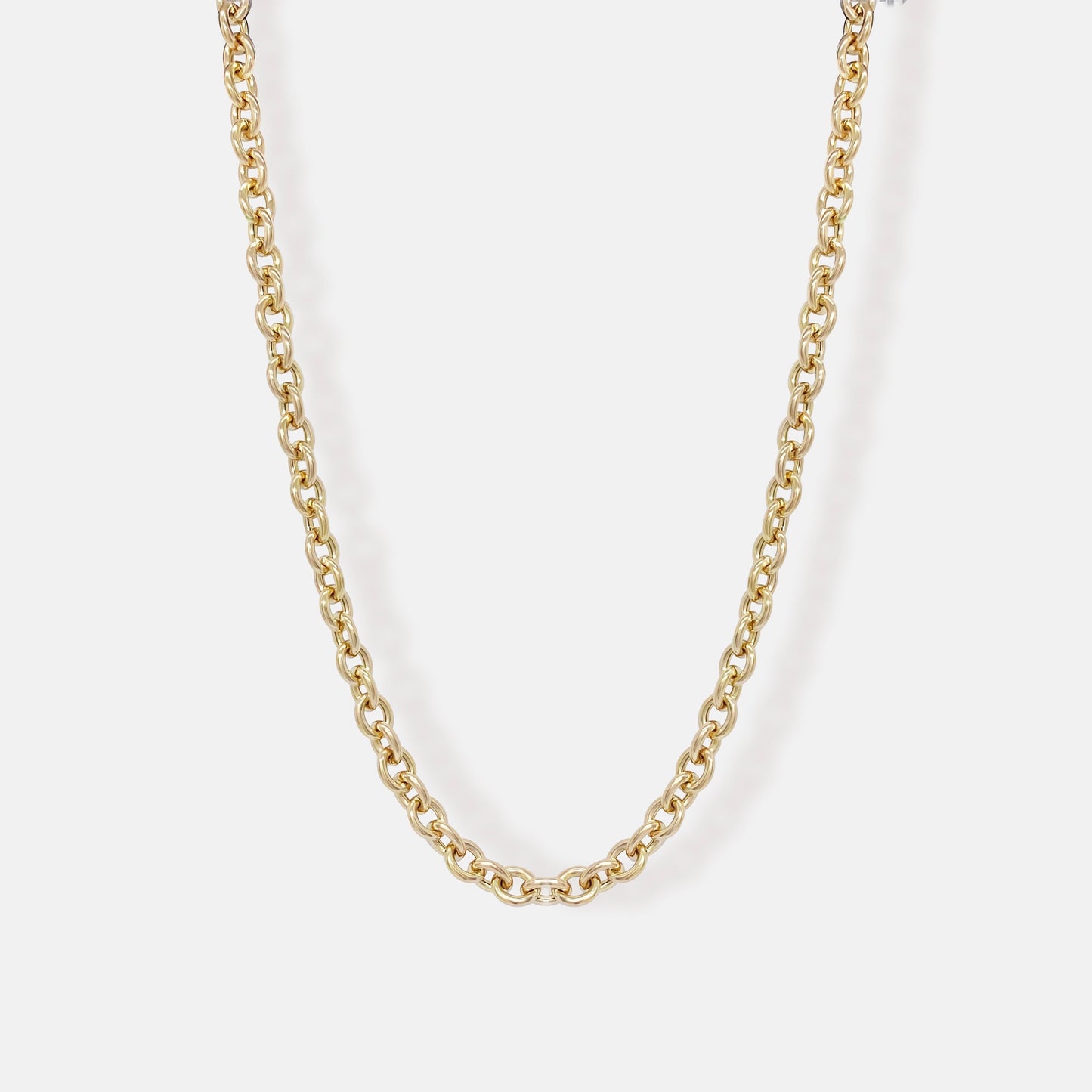 Gold Cable Chain Necklace