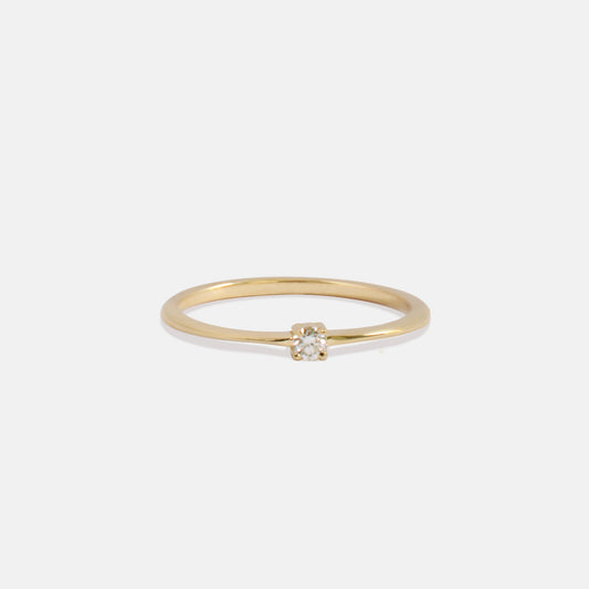 Maru Solo Brilliant Diamond Ring
