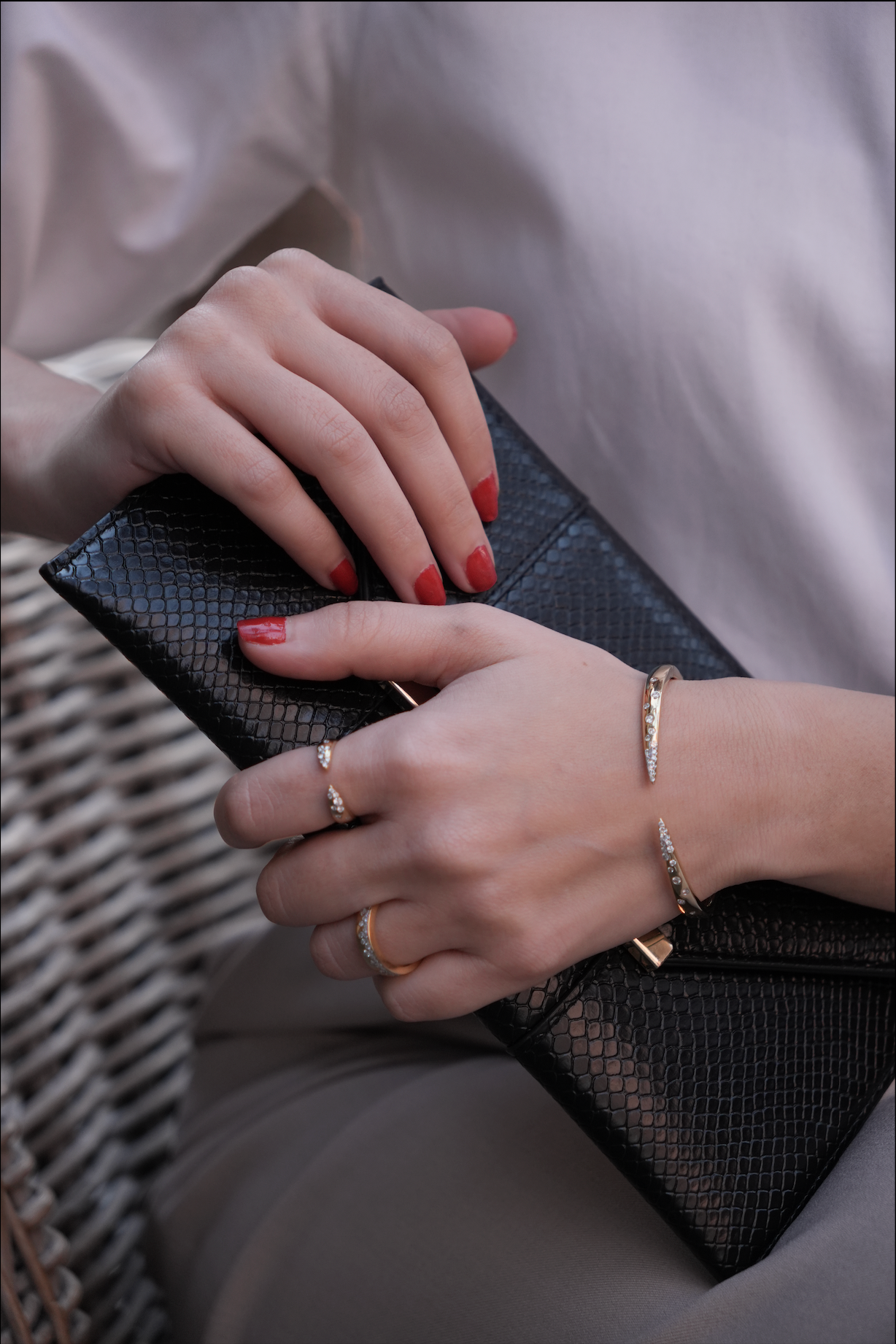 Starry night open-ring