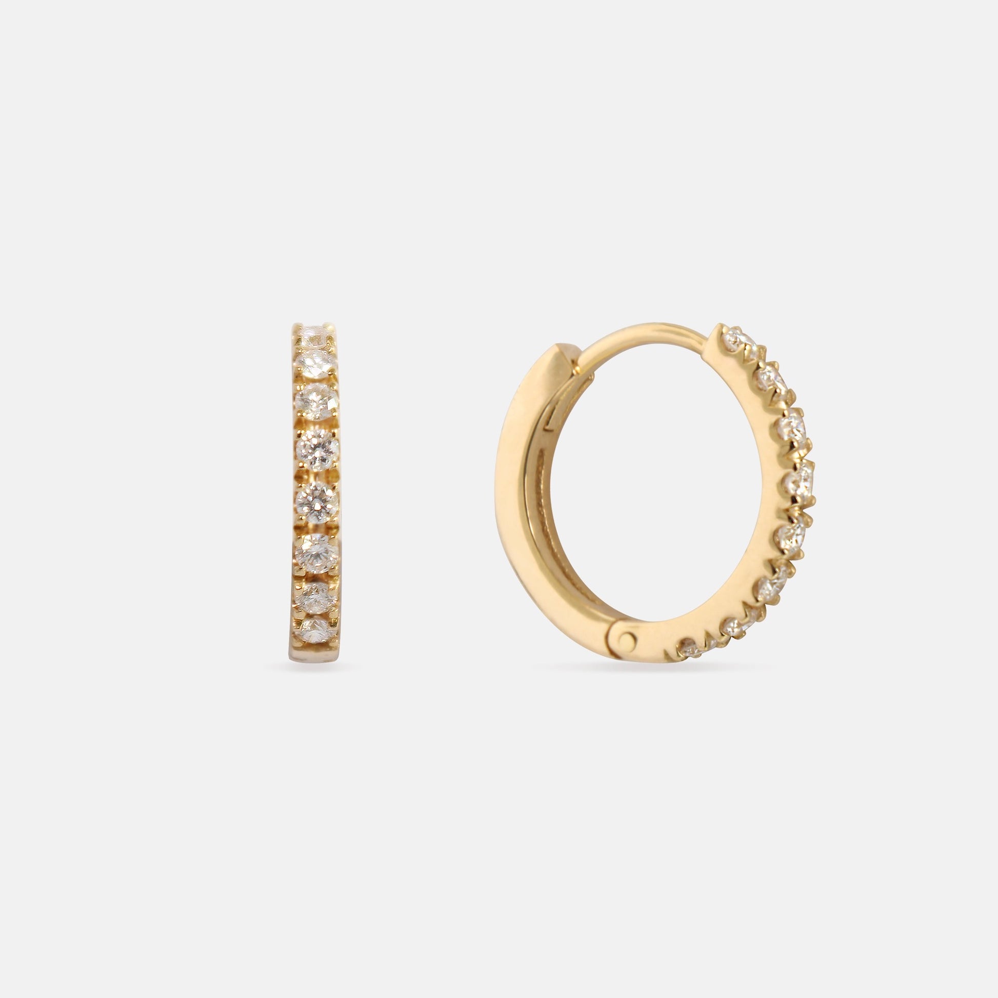 Maru Essential Diamond Hoop