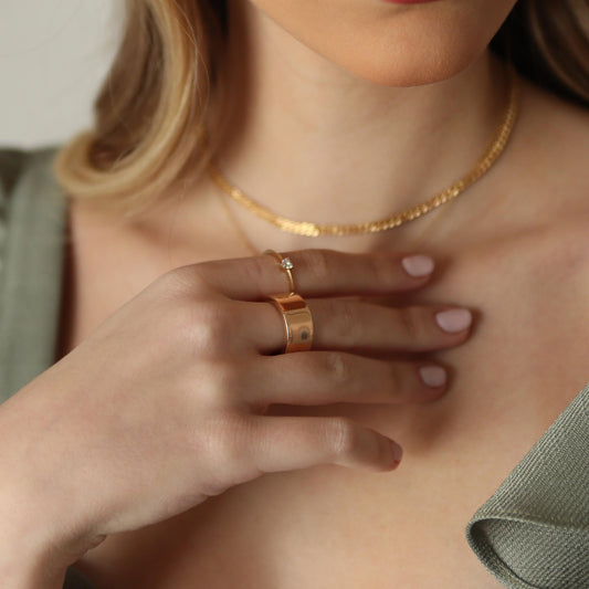 Diamond Heart Ring