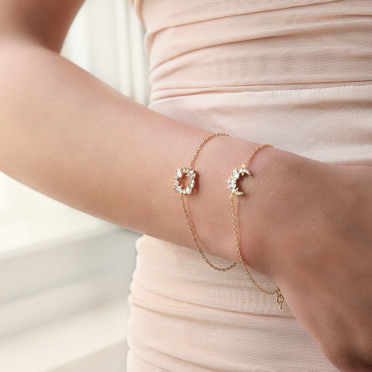 Full Bloom Bracelet In Diamonds & White Sapphires