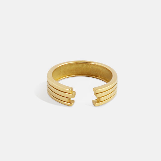 Gold Flow Open Ring